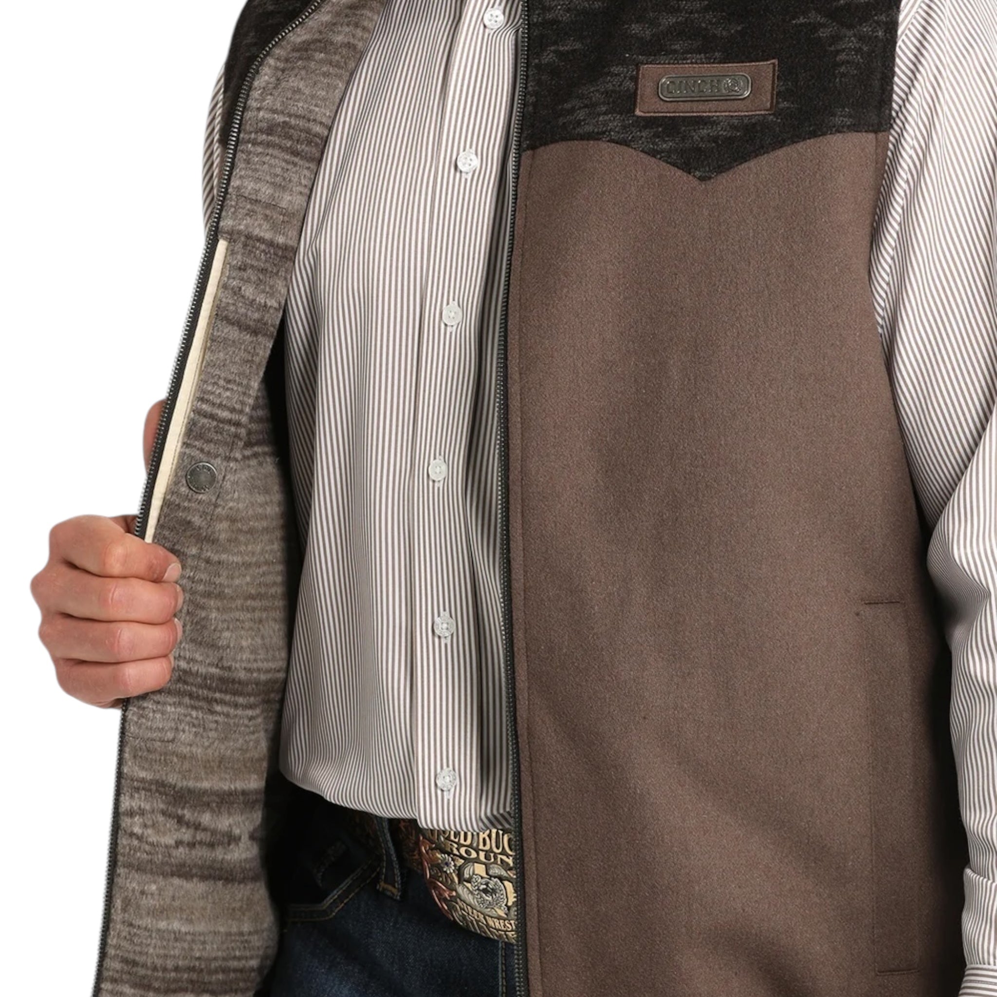 MEN'S CINCH CONCEALED CARRY WOOL VEST