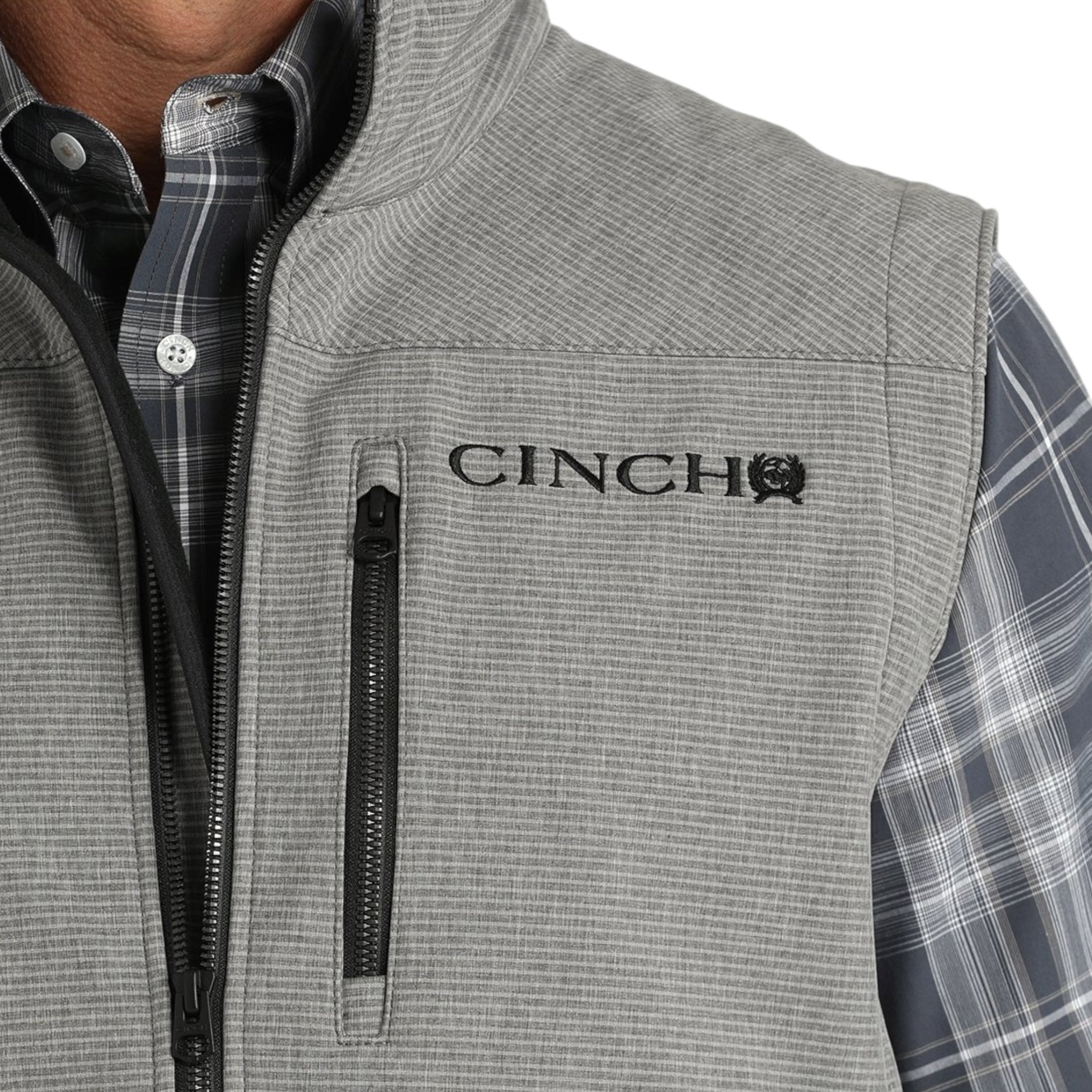 MEN'S CINCH - GREY BONDED VEST