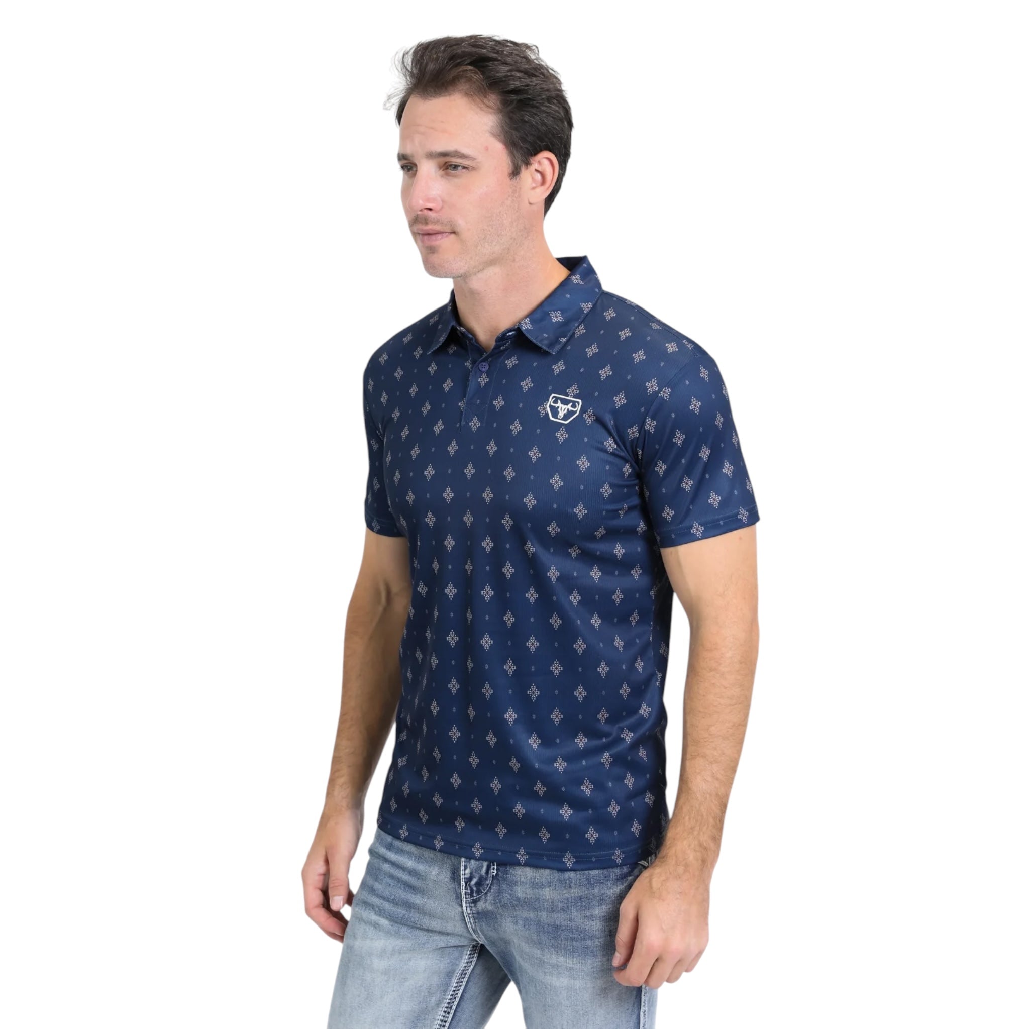 PLATINI - MODERN FIT PERFORMANCE POLO - NAVY PGP10549