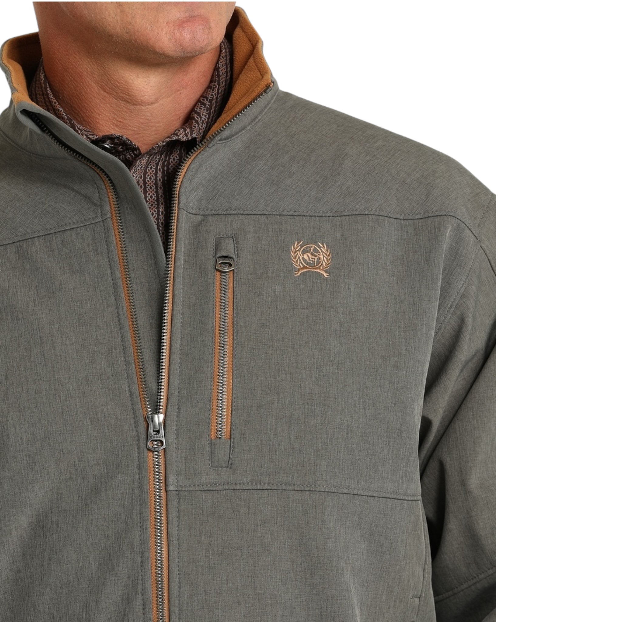 MEN'S CINCH - BONDED JACKET GREY/KHAKI