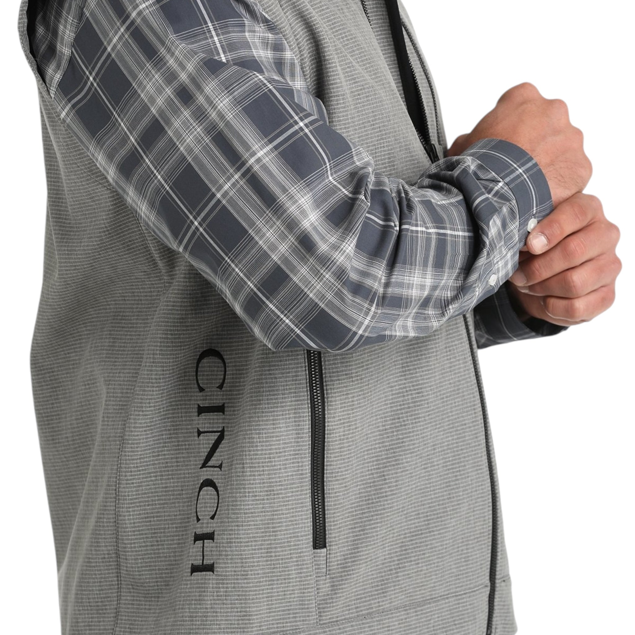 MEN'S CINCH - GREY BONDED VEST