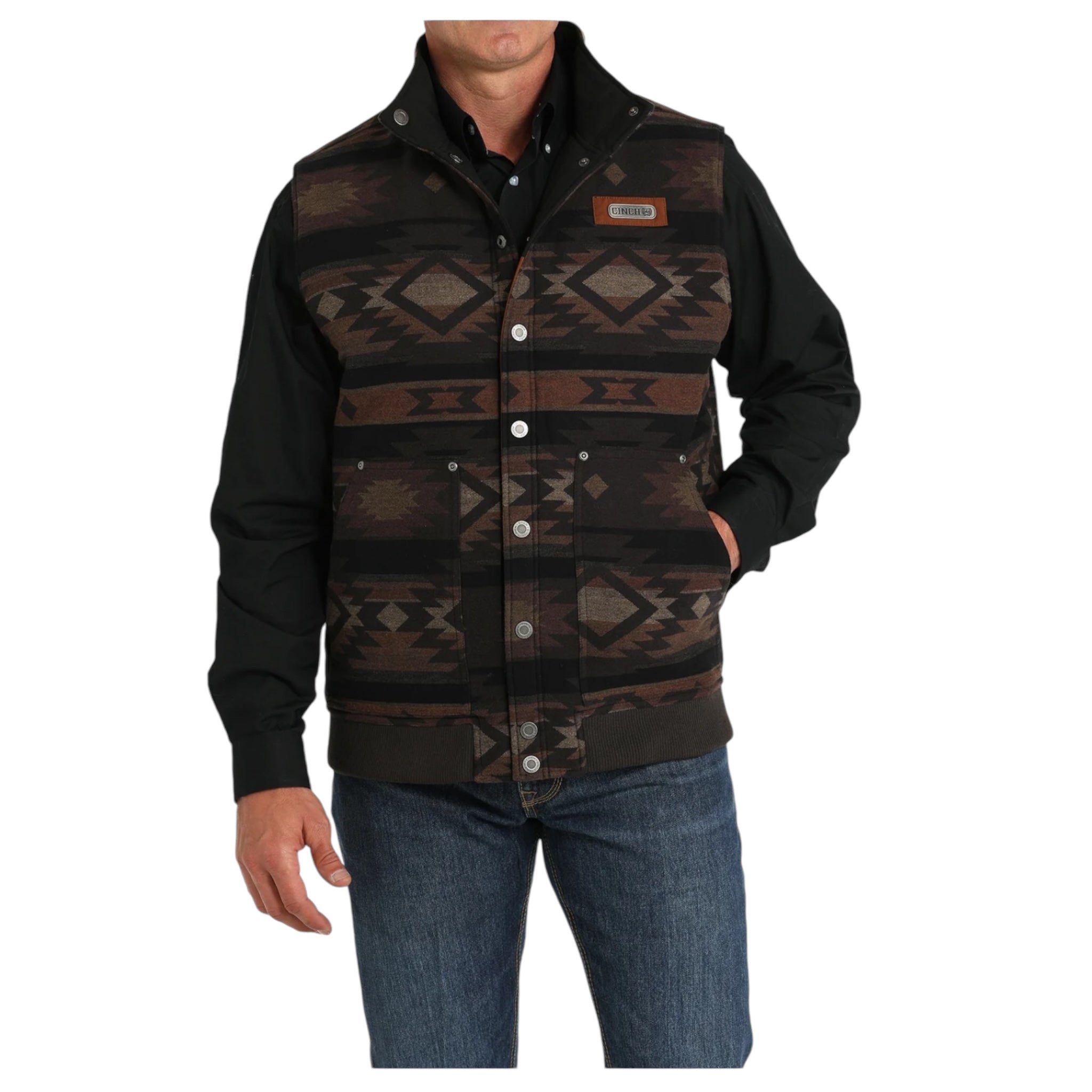 MEN'S CINCH - REVERSIBLE AZTEC VEST