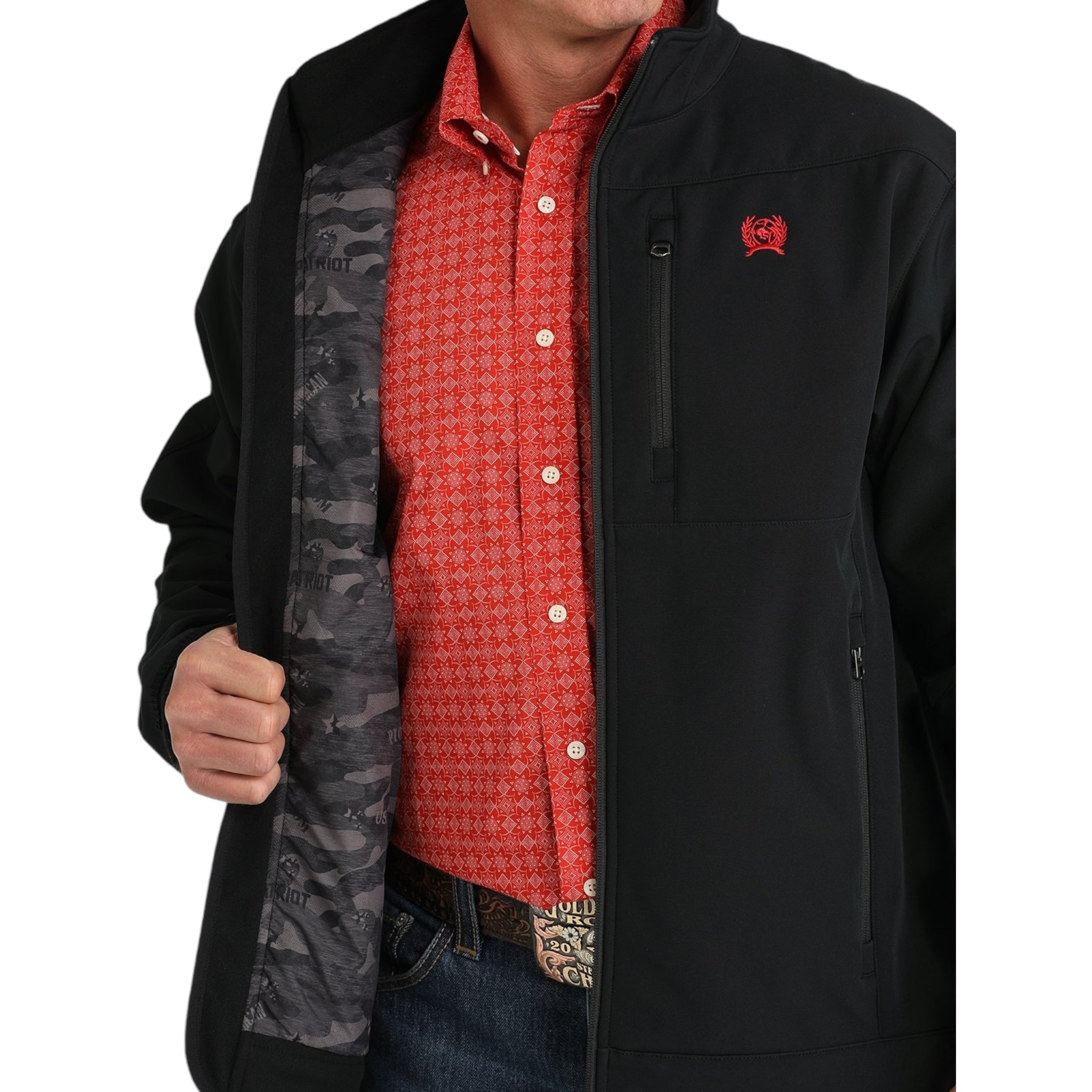 MEN'S CINCH BONDED JACKET- PATRIOT BLACK