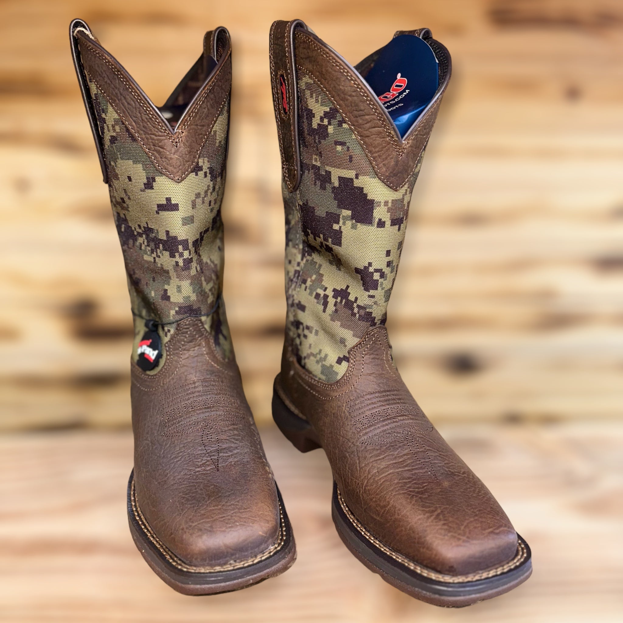 REBEL™ BY DURANGO® GREEN DIGI CAMO WESTERN BOOT