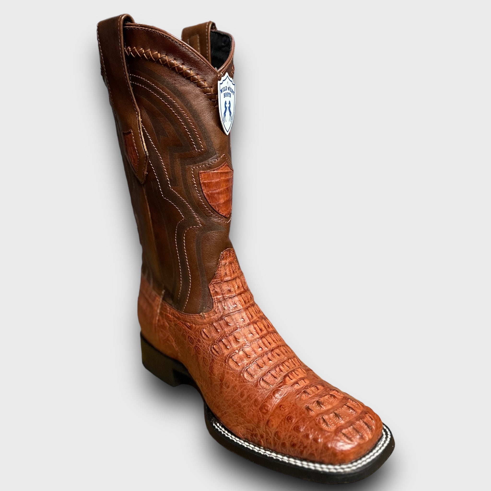 MN WILD WEST COGNAC CAIMAN HORNBACK