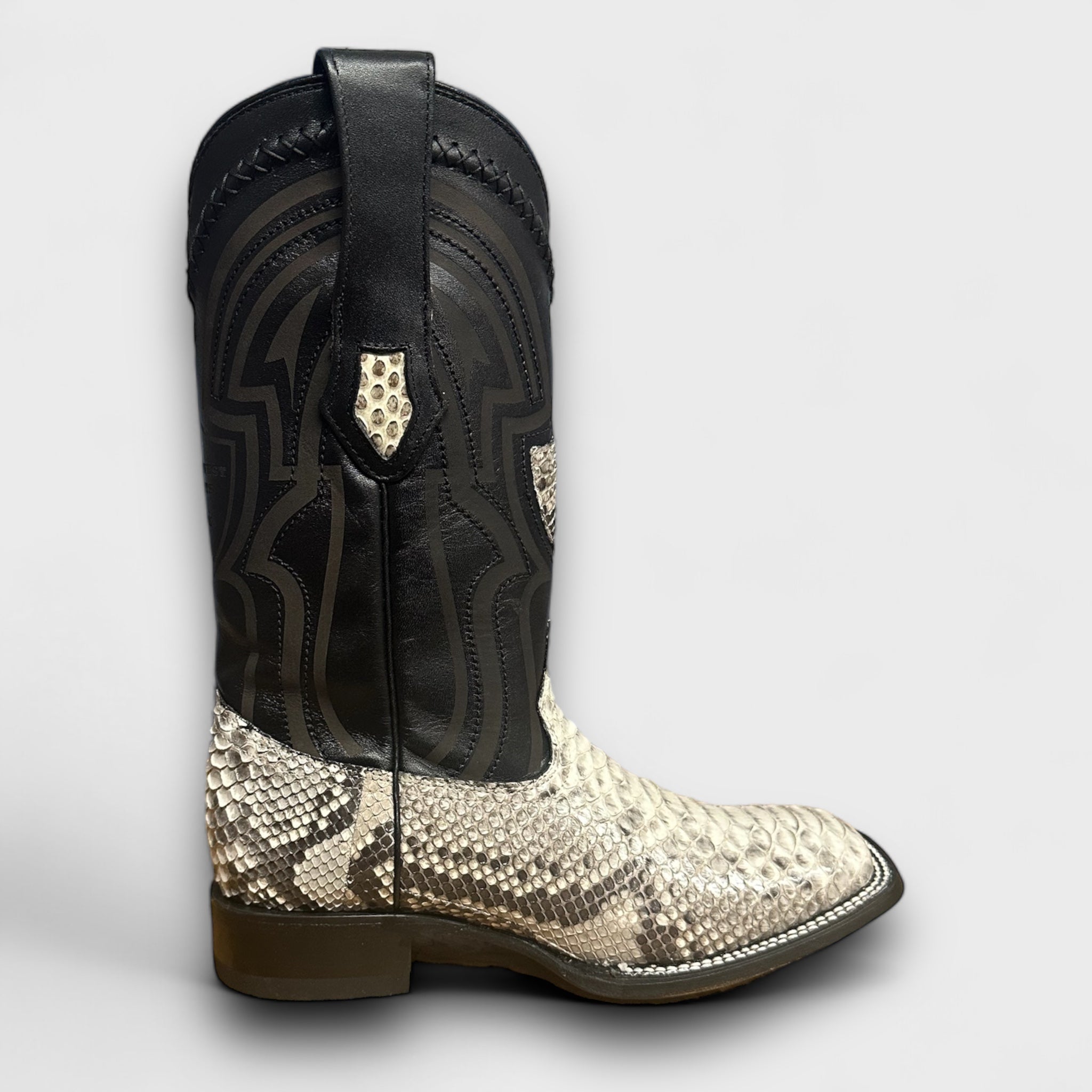 MN WILD WEST NATURAL PYTHON WIDE SQ. TOE