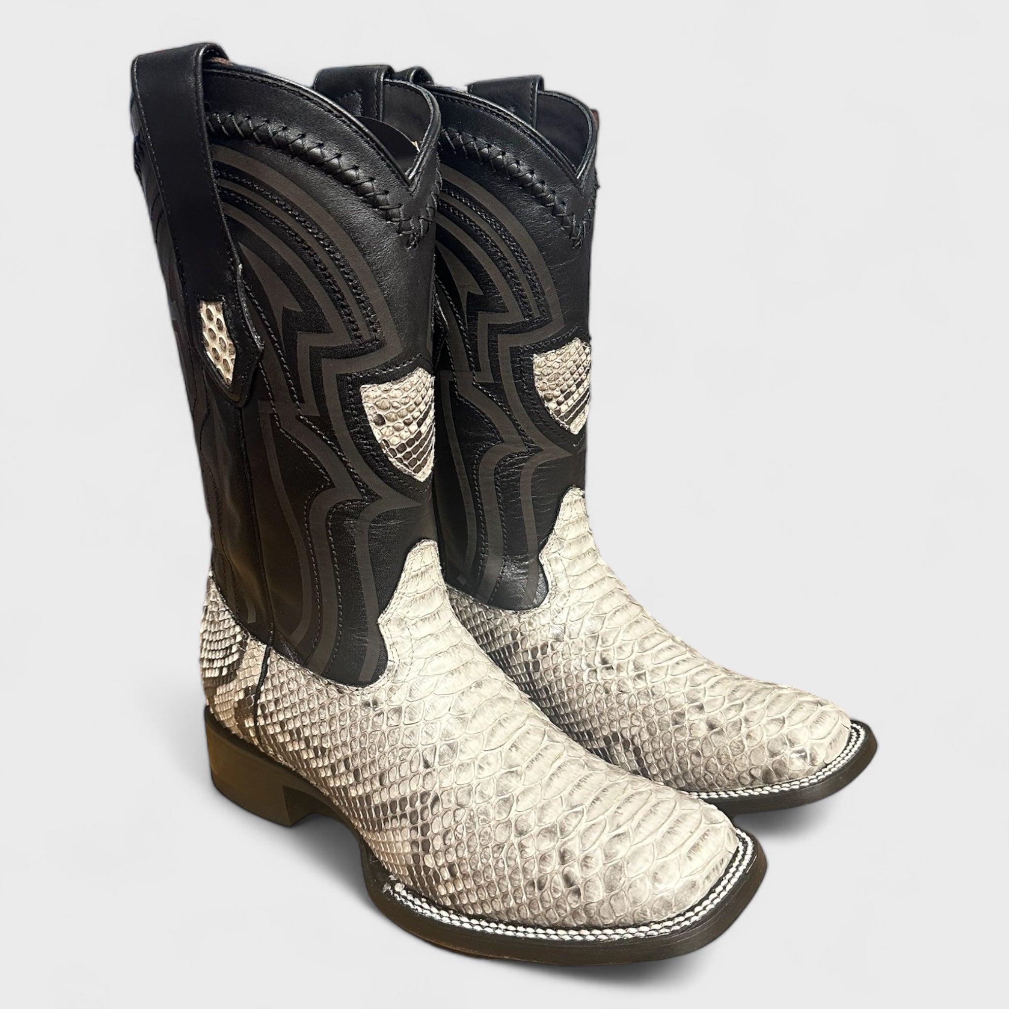 MN WILD WEST NATURAL PYTHON WIDE SQ. TOE