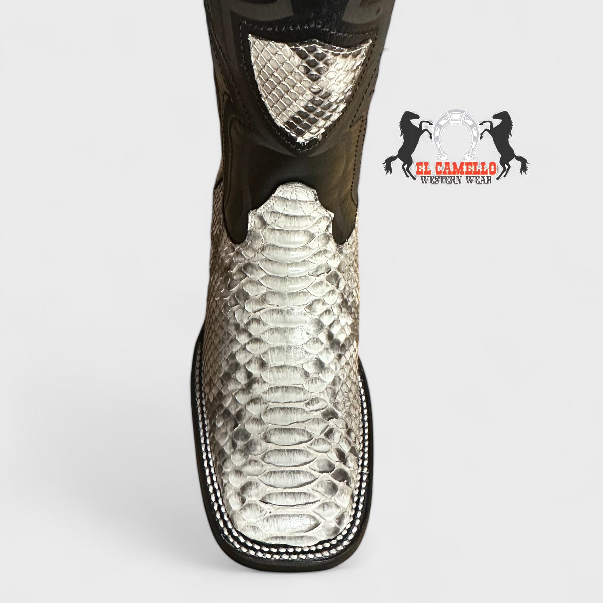 MN WILD WEST NATURAL PYTHON WIDE SQ. TOE