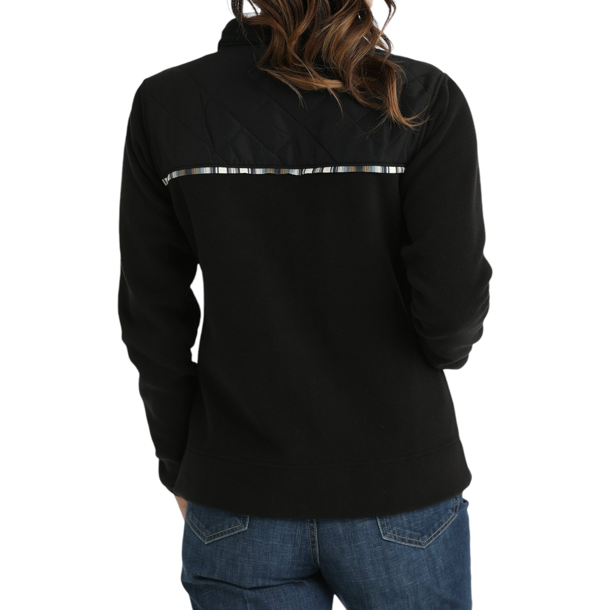 WOMEN'S FLEECE JACKET - BLACK STYLE #MAJ9908001