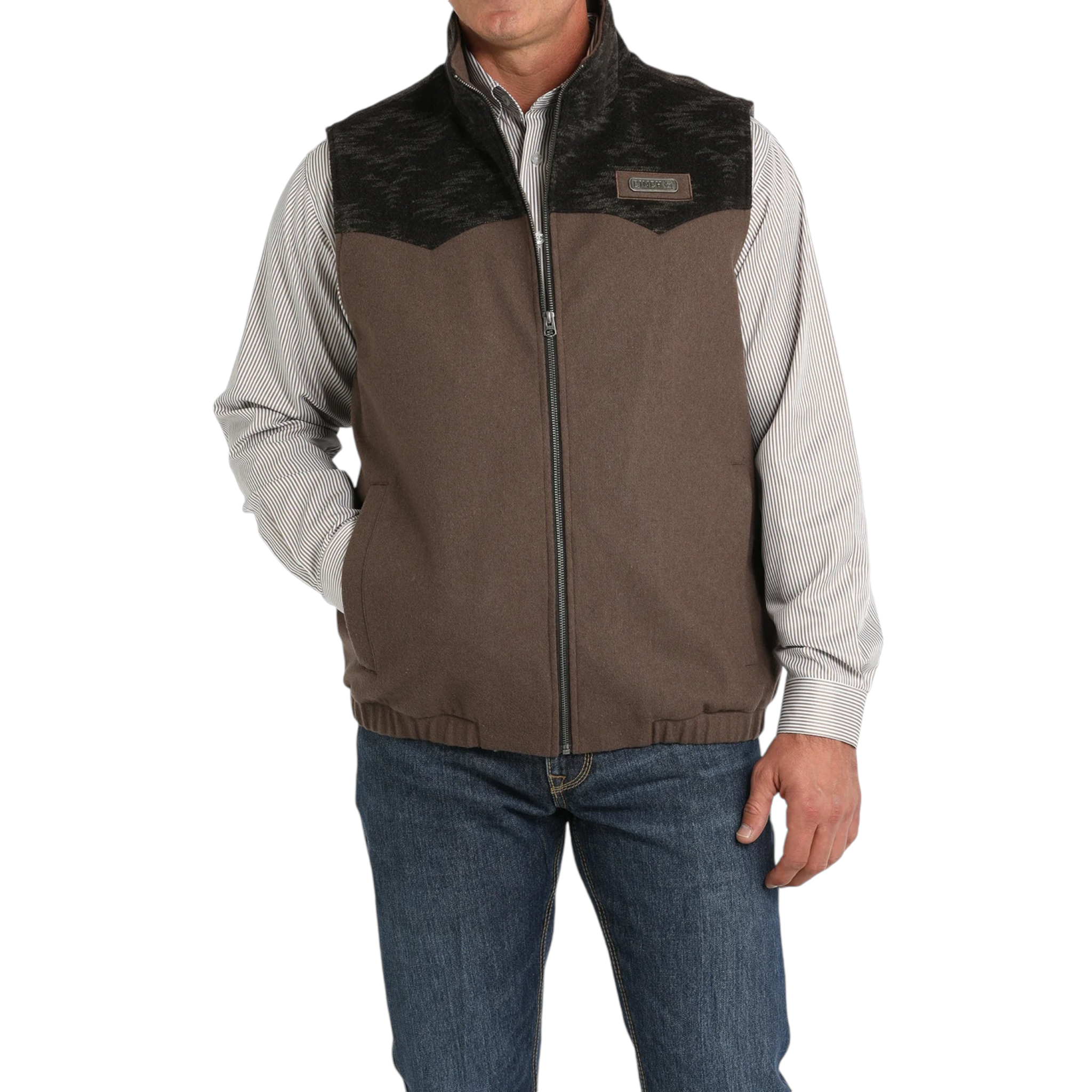 MEN'S CINCH CONCEALED CARRY WOOL VEST