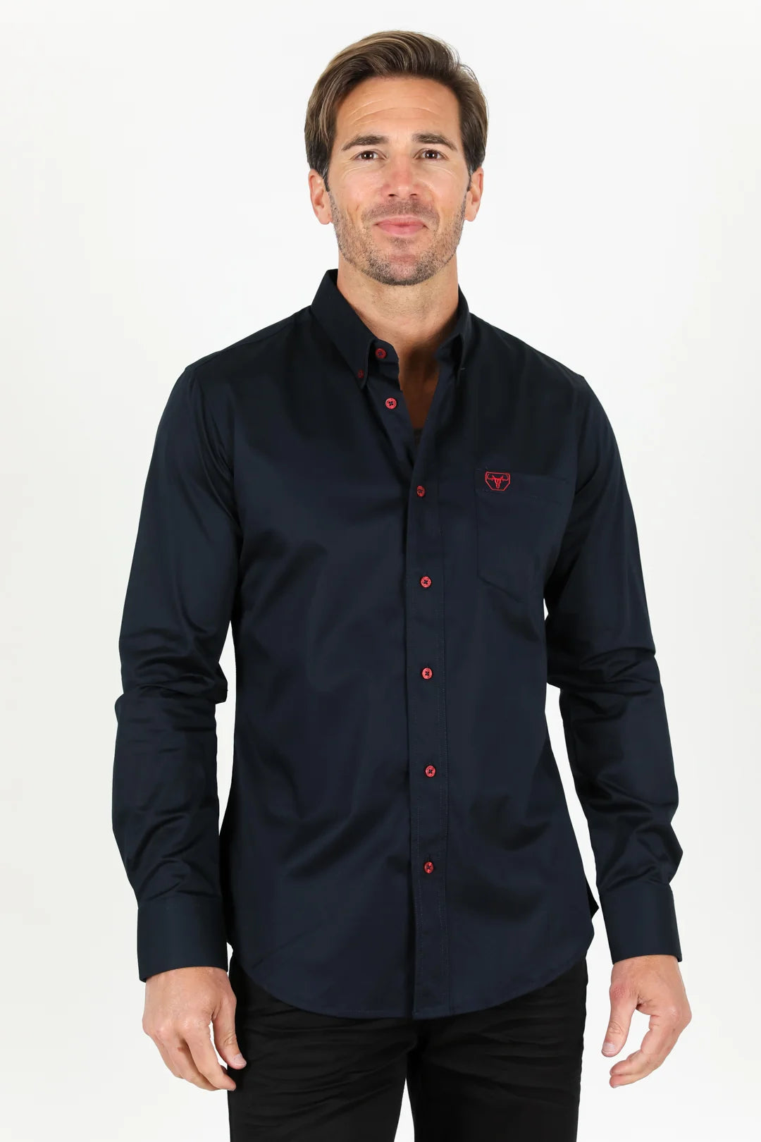 Cattle Dress Shirt NAVY  CTL9262