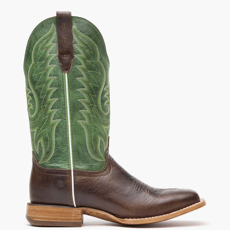 DDB0412 DURANGO® ARENA PRO™ HICKORY AND SHAMROCK GREEN WESTERN BOOT