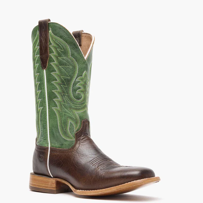 DDB0412 DURANGO® ARENA PRO™ HICKORY AND SHAMROCK GREEN WESTERN BOOT