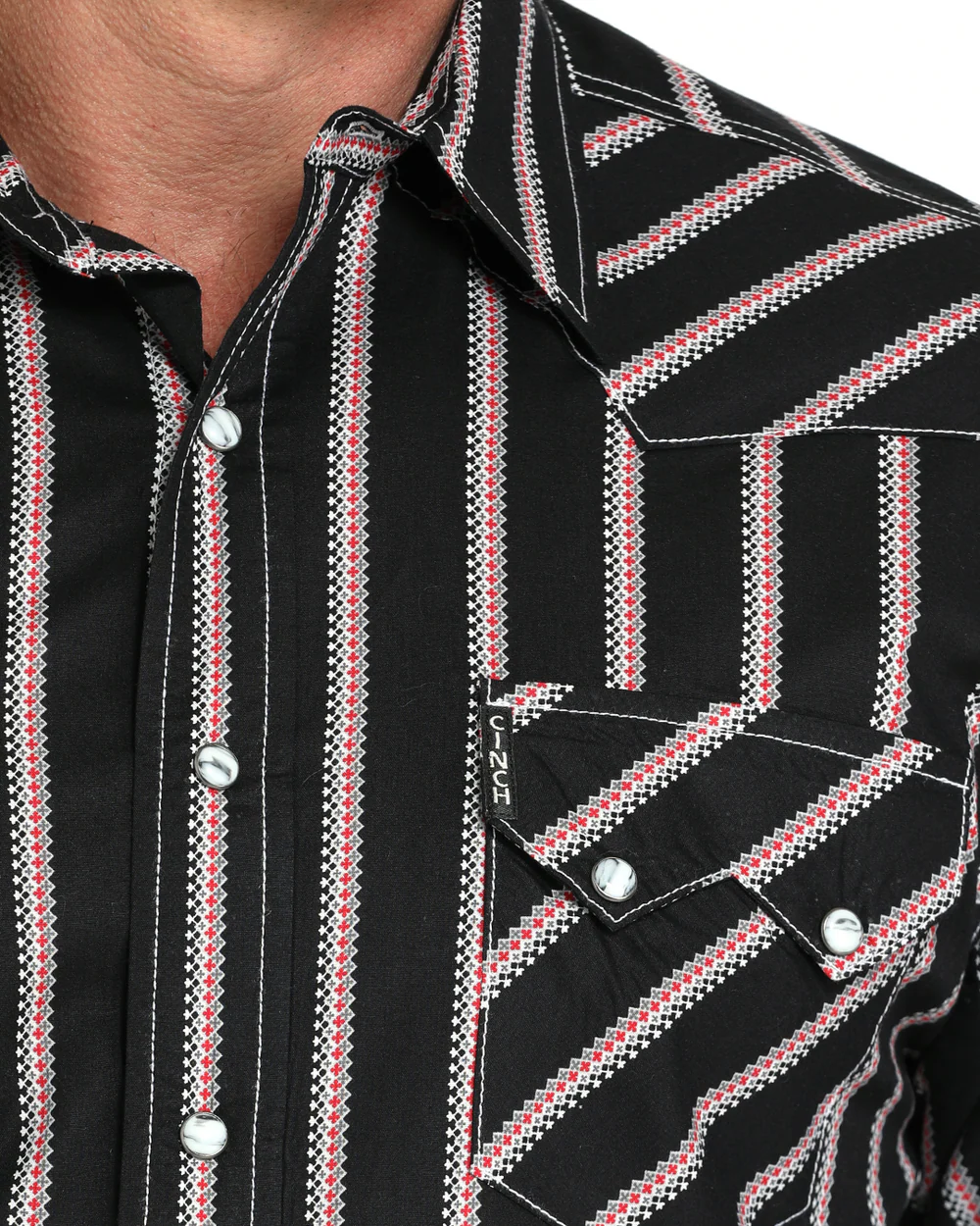 MTW1301088-S MEN’S MODERN FIT SNAP FRONT WESTERN SHIRT