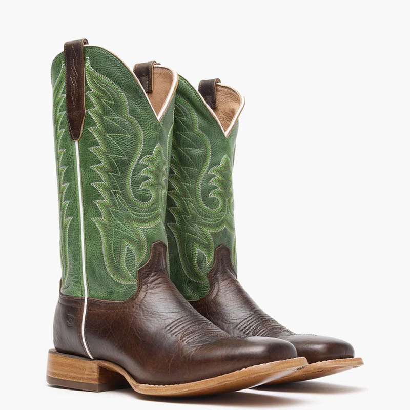 DDB0412 DURANGO® ARENA PRO™ HICKORY AND SHAMROCK GREEN WESTERN BOOT