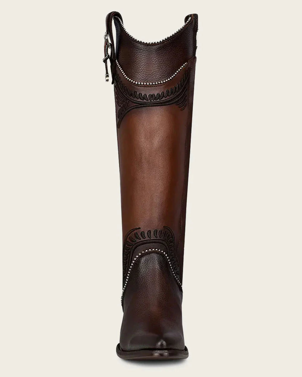 Cuadra Elegant Honey Embroidered Knee-High Boot for Women CU583