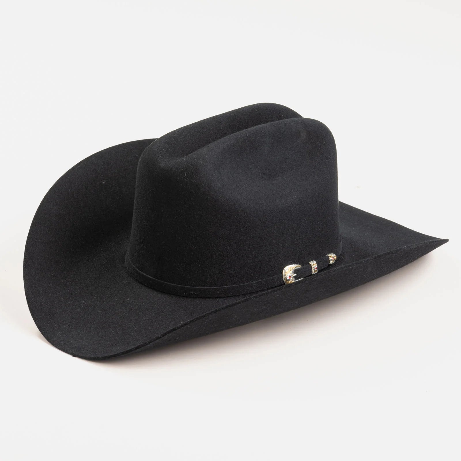 6X Real in Black | Larry Mahan Fur Felt Western