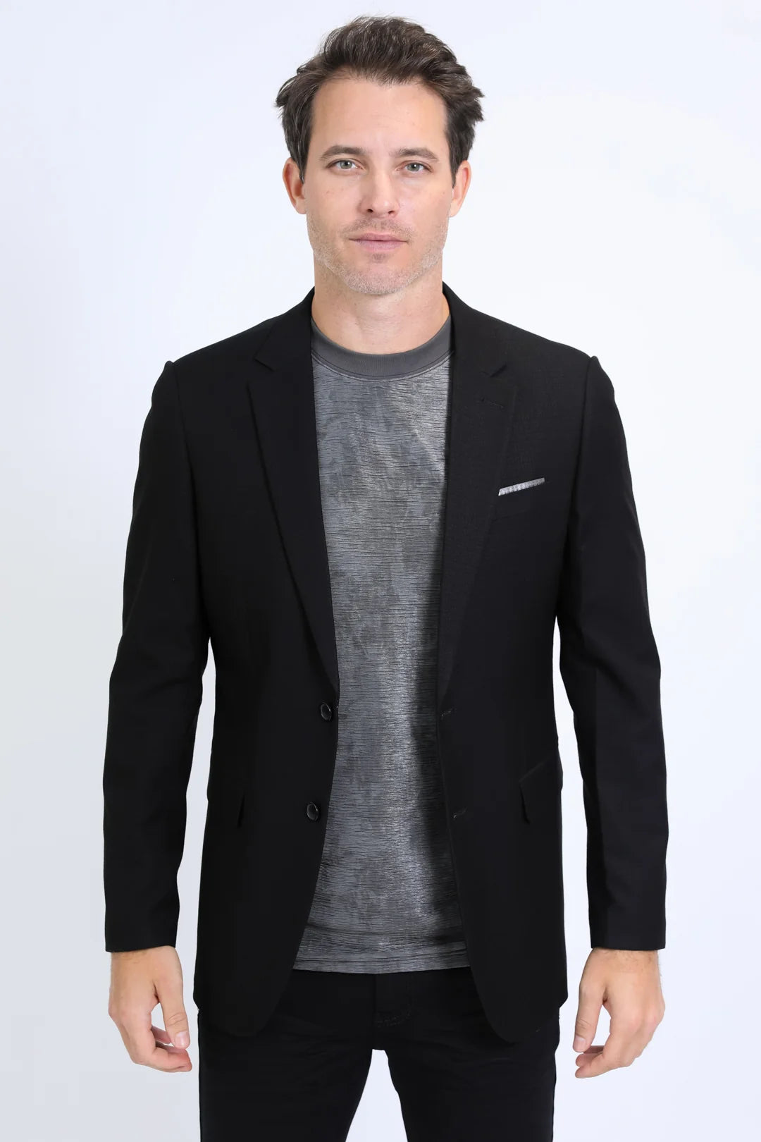 Modern Fit Stretch Blazer BLACK BLZ10530