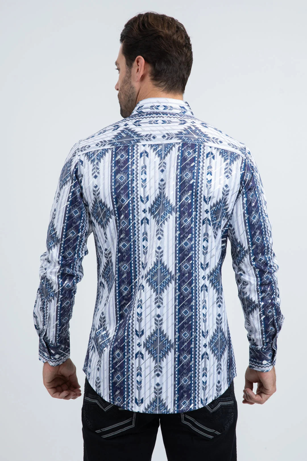 Technical Jacquard Foil Shirt FPL11281